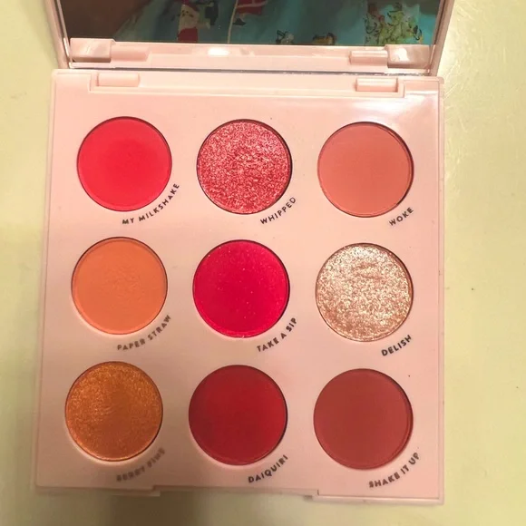 colourpop strawberry shake eyeshadow palette - Picture 1 of 3